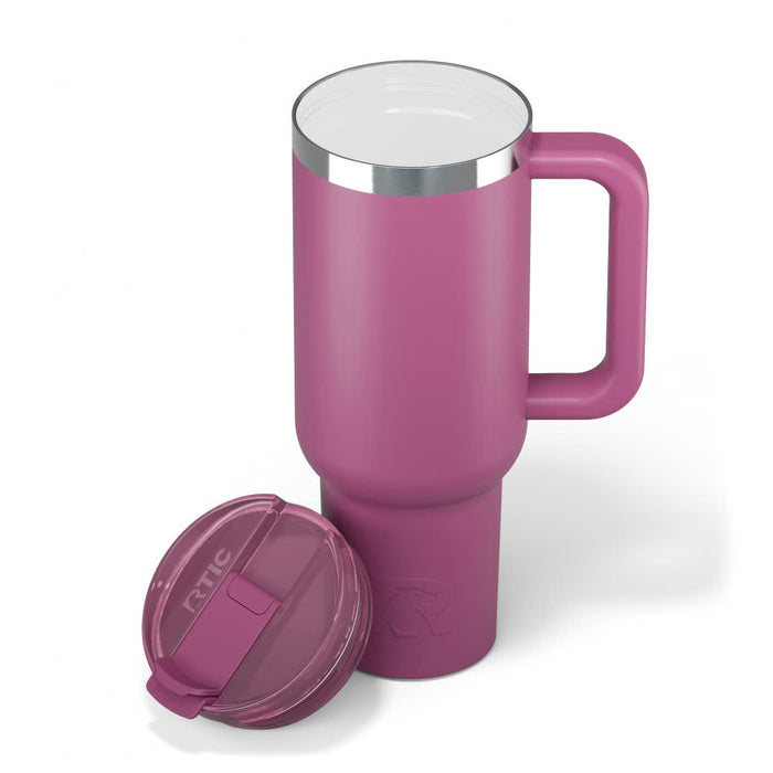 Termo RTIC Road Trip 40 oz con Interior Cerámico | Gran Capacidad | Sabor Puro | 24h Frío/6h Caliente
