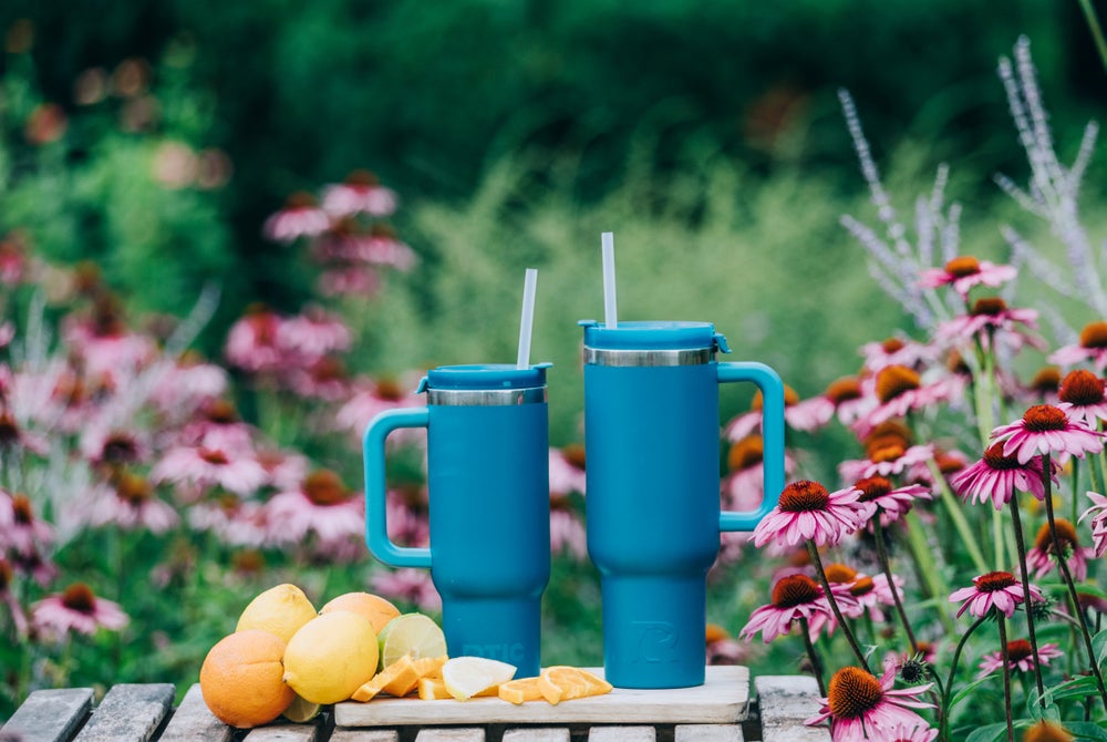 Termo RTIC Road Trip 40 oz con Interior Cerámico | Gran Capacidad | Sabor Puro | 24h Frío/6h Caliente