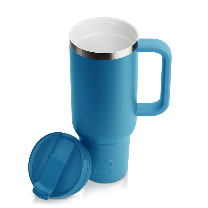 Termo RTIC Road Trip 40 oz con Interior Cerámico | Gran Capacidad | Sabor Puro | 24h Frío/6h Caliente