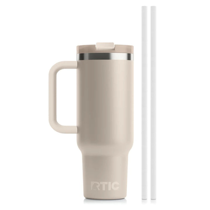 Termo RTIC Road Trip 40 oz con Interior Cerámico | Gran Capacidad | Sabor Puro | 24h Frío/6h Caliente