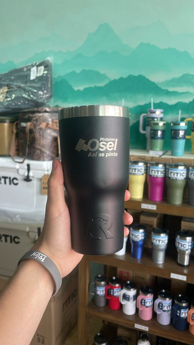 Termo RTIC 20 oz con Interior Cerámico | 24h Frío, 6h Caliente | Sin Sabor Metálico