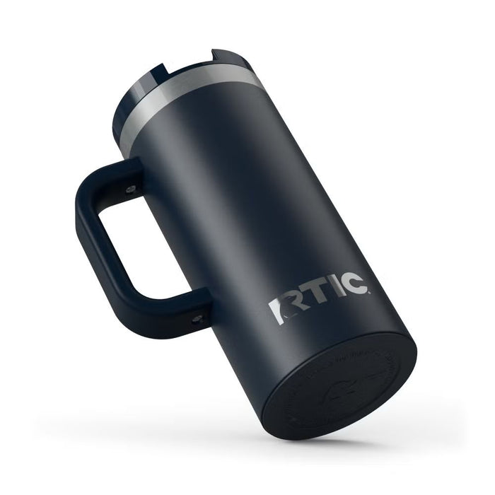 Taza de Viaje RTIC 16 oz con Interior Cerámico | 100% Antiderrame | Sabor Auténtico por Horas