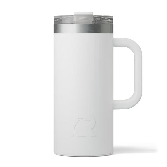 Taza de Viaje RTIC 16 oz con Interior Cerámico | 100% Antiderrame | Sabor Auténtico por Horas