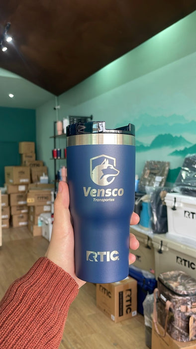 Termo RTIC 20 oz con Interior Cerámico | 24h Frío, 6h Caliente | Sin Sabor Metálico