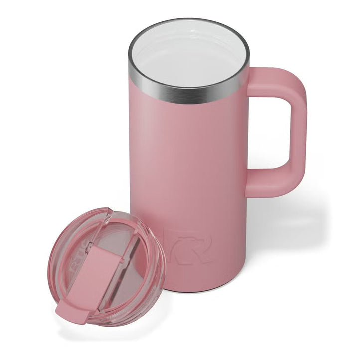 Taza de Viaje RTIC 16 oz con Interior Cerámico | 100% Antiderrame | Sabor Auténtico por Horas