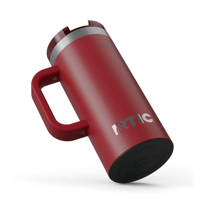 Taza de Viaje RTIC 16 oz con Interior Cerámico | 100% Antiderrame | Sabor Auténtico por Horas