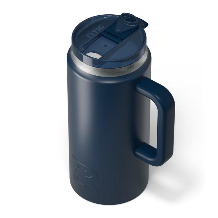 Termo RTIC 64 oz Road Trip Tumbler con Interior Cerámico | Capacidad Masiva | 24h Frío/12h Caliente