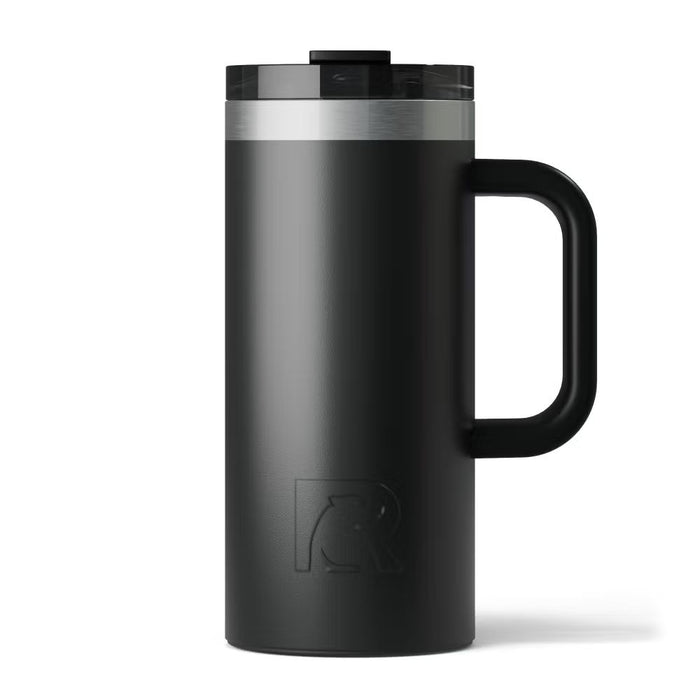 Taza de Viaje RTIC 16 oz con Interior Cerámico | 100% Antiderrame | Sabor Auténtico por Horas