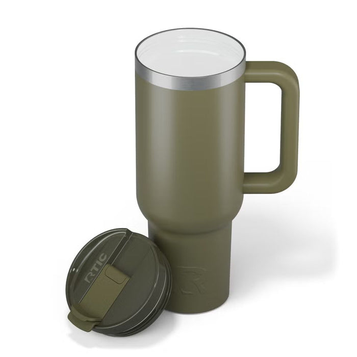 Termo RTIC Road Trip 40 oz con Interior Cerámico | Gran Capacidad | Sabor Puro | 24h Frío/6h Caliente