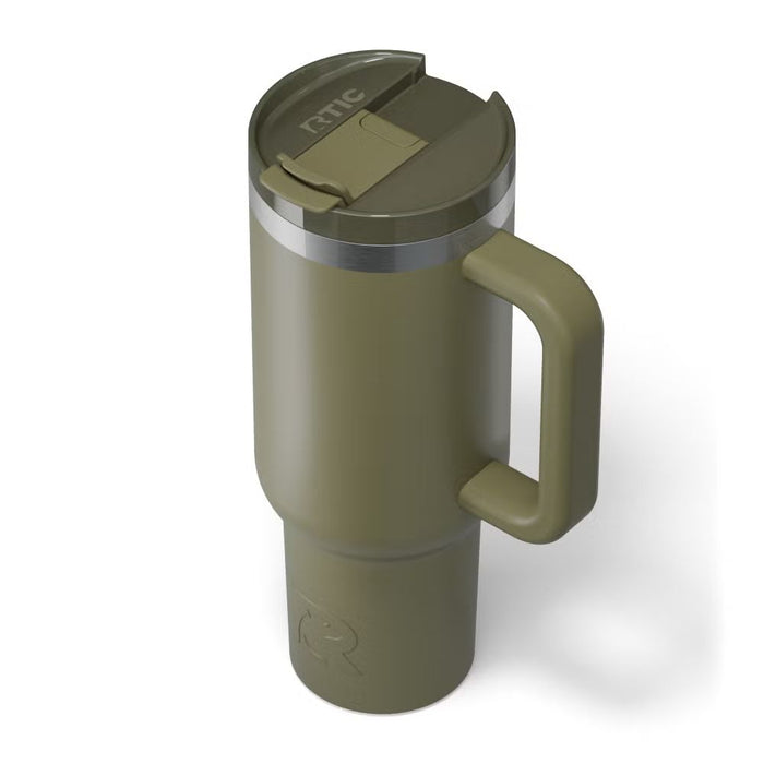 Termo RTIC Road Trip 40 oz con Interior Cerámico | Gran Capacidad | Sabor Puro | 24h Frío/6h Caliente