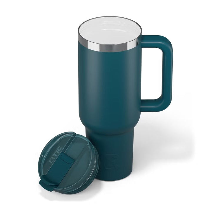 Termo RTIC Road Trip 40 oz con Interior Cerámico | Gran Capacidad | Sabor Puro | 24h Frío/6h Caliente