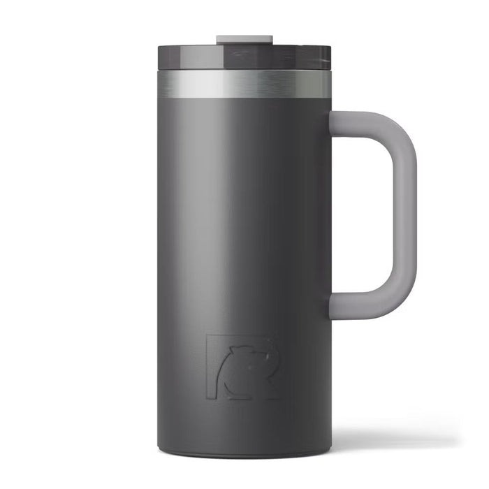 Taza de Viaje RTIC 16 oz con Interior Cerámico | 100% Antiderrame | Sabor Auténtico por Horas