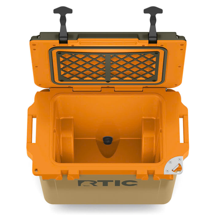 Hielera RTIC 22 QT con ruedas | 28 Latas  | 5 Días con Hielo | Tamaño Compacto