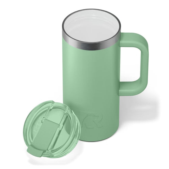 Taza de Viaje RTIC 16 oz con Interior Cerámico | 100% Antiderrame | Sabor Auténtico por Horas