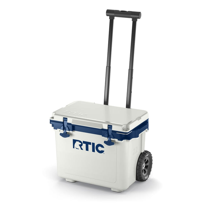 Hielera RTIC 22 QT con ruedas | 28 Latas  | 5 Días con Hielo | Tamaño Compacto