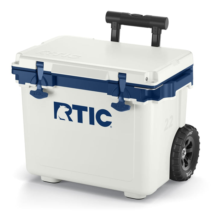 Hielera RTIC 22 QT con ruedas | 28 Latas  | 5 Días con Hielo | Tamaño Compacto