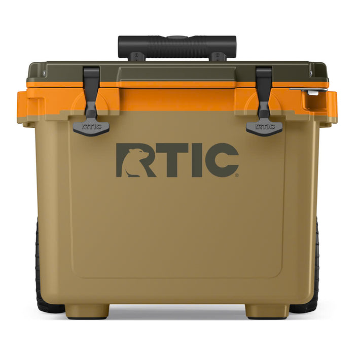 Hielera RTIC 22 QT con ruedas | 28 Latas  | 5 Días con Hielo | Tamaño Compacto