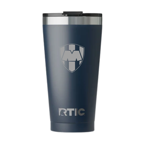 Termo Rayados Oficial RTIC Pint 16 oz con Interior Cerámico | Escudo Rayados