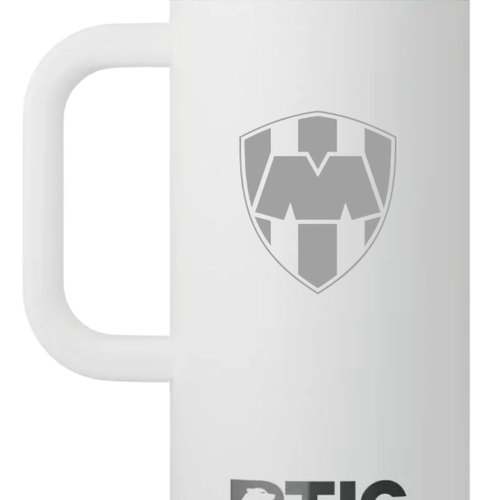 Taza de Viaje Rayados Oficial RTIC 16 oz con Interior Cerámico | Escudo Rayados