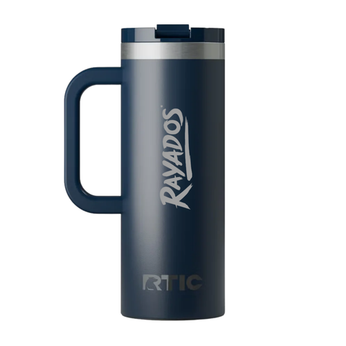 Taza de Viaje Rayados Oficial RTIC 20 oz con Interior Cerámico | Rayados