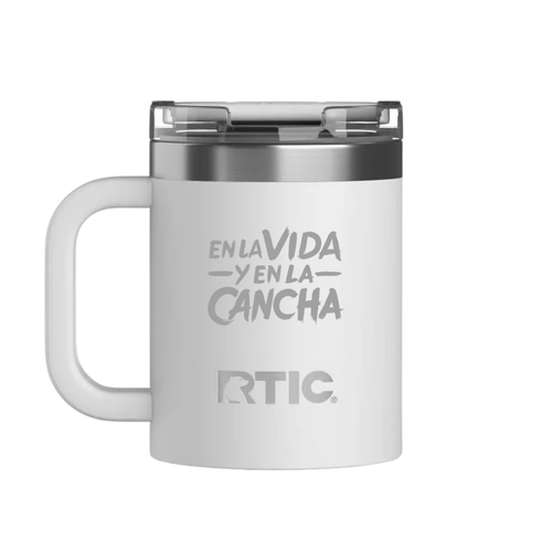 Taza Rayados Oficial RTIC 12 oz Essential con Interior Cerámico | En la vida y en la Cancha