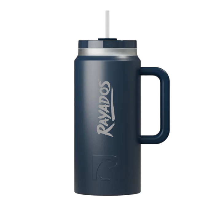 Termo Rayados Oficial RTIC Road Trip 64 oz con Interior Cerámico | Rayados