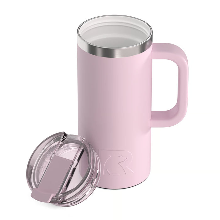 Taza de Viaje RTIC 16 oz con Interior Cerámico | 100% Antiderrame | Sabor Auténtico por Horas