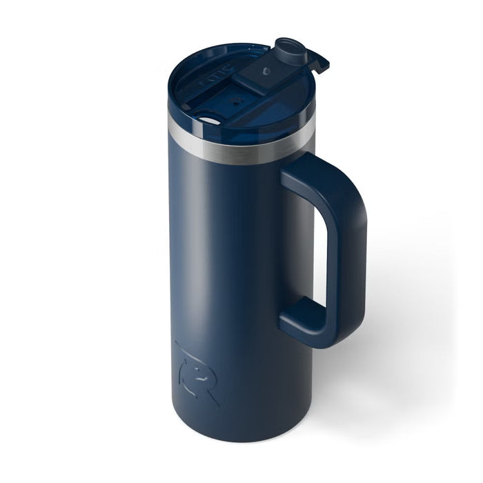 Taza de Viaje Rayados Oficial RTIC 20 oz con Interior Cerámico | En la Vida y en la Cancha