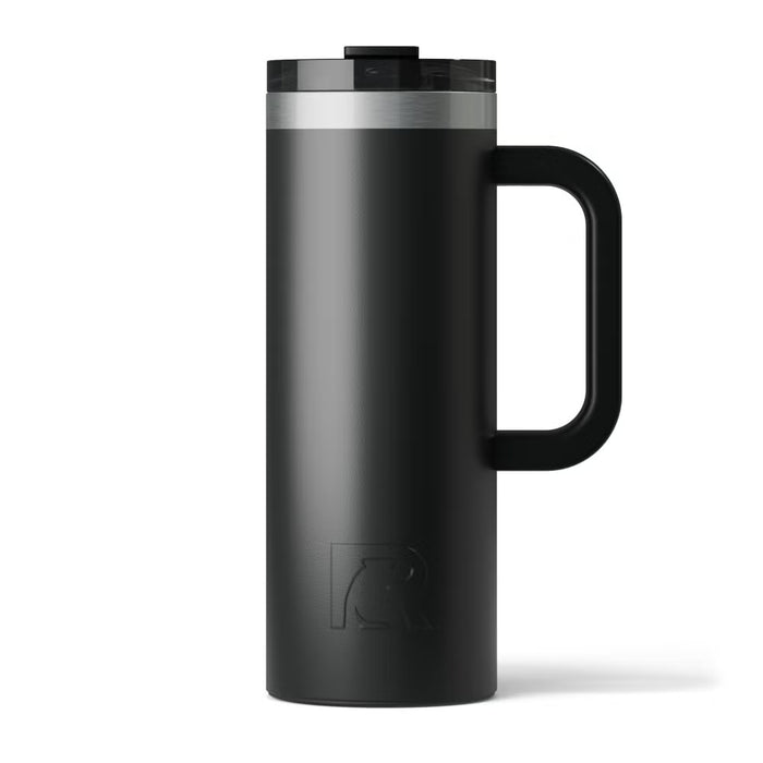 Taza de Viaje RTIC 20 oz con Interior Cerámico | 100% Antiderrame | Sabor Auténtico por Horas