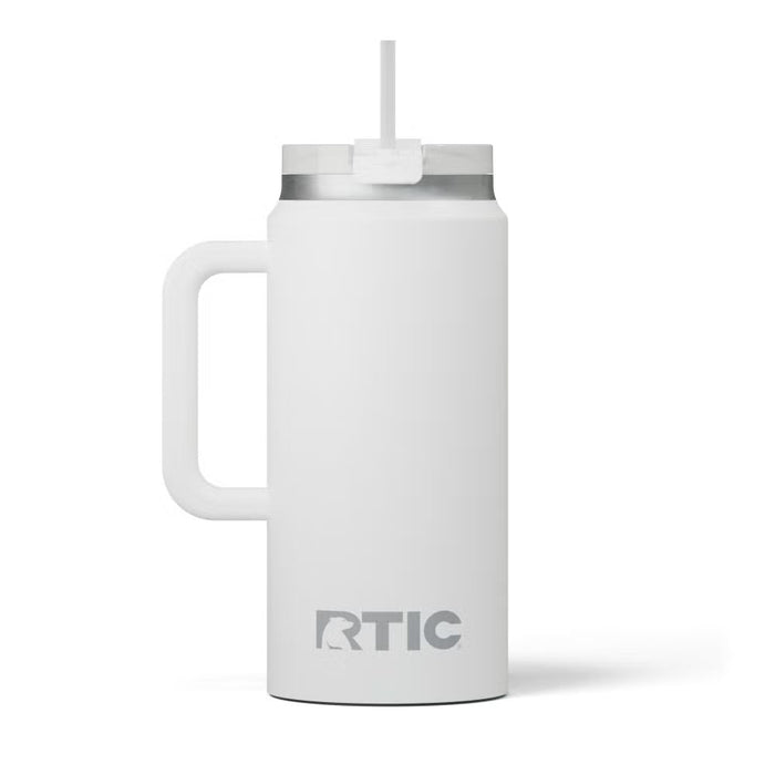Termo RTIC 64 oz Road Trip Tumbler con Interior Cerámico | Capacidad Masiva | 24h Frío/12h Caliente