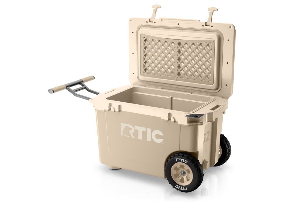 Hielera RTIC 52 QT | 78 Latas Ultra-Light Hard Cooler con Ruedas