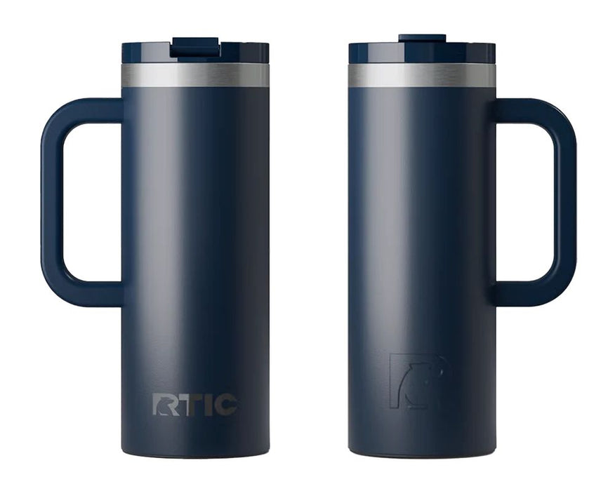 Taza de Viaje RTIC 20 oz con Interior Cerámico | 100% Antiderrame | Sabor Auténtico por Horas