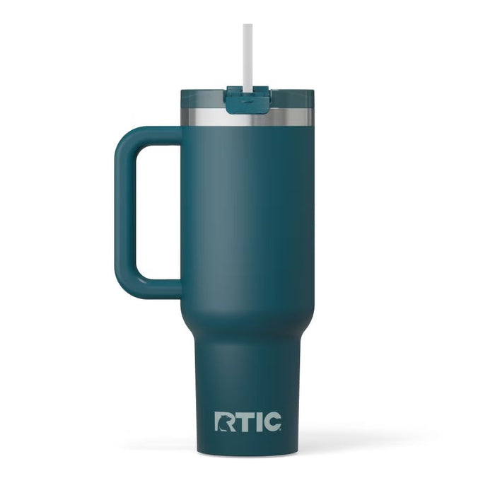 Termo RTIC Road Trip 40 oz con Interior Cerámico | Gran Capacidad | Sabor Puro | 24h Frío/6h Caliente
