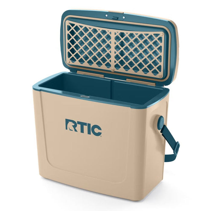 Hielera RTIC Road Trip 16 QT | 20 Latas | Tamaño Personal |Ultrarresistente
