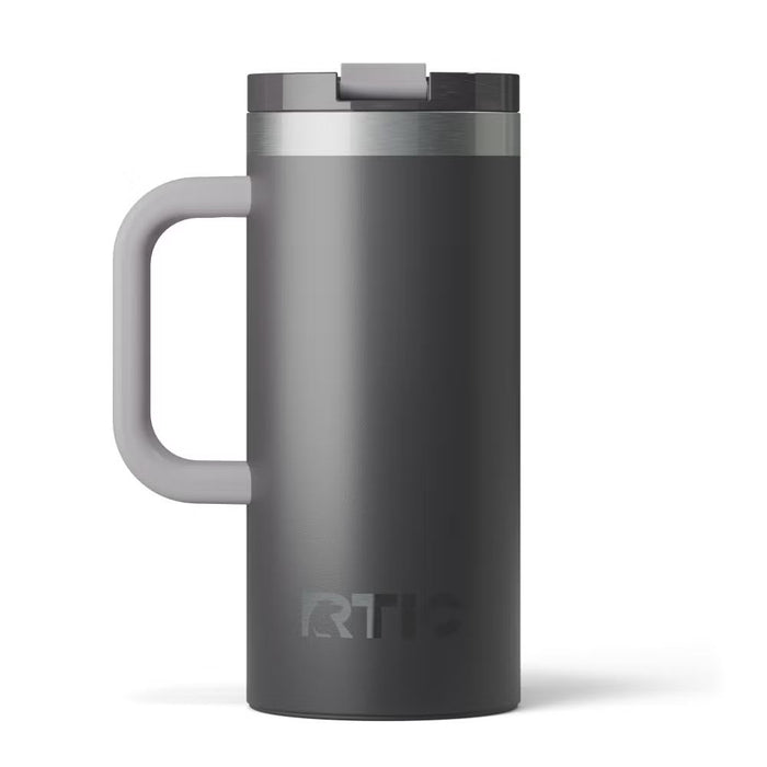 Taza de Viaje RTIC 16 oz con Interior Cerámico | 100% Antiderrame | Sabor Auténtico por Horas