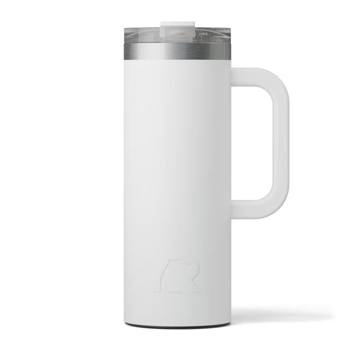 Taza de Viaje RTIC 20 oz con Interior Cerámico | 100% Antiderrame | Sabor Auténtico por Horas