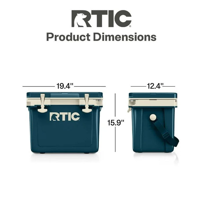 Hielera RTIC 22 QT Ultra Light | 30 Latas | 5 Días con Hielo | Tamaño Compacto