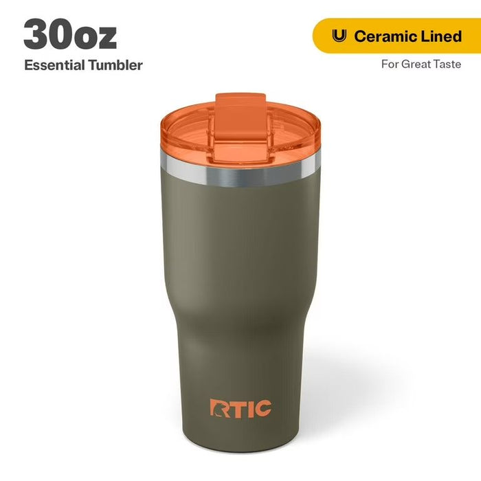 Termo RTIC 30 oz con Interior Cerámico | Bebidas Sin Sabor Metálico | Retención 24h Frío/6h Caliente