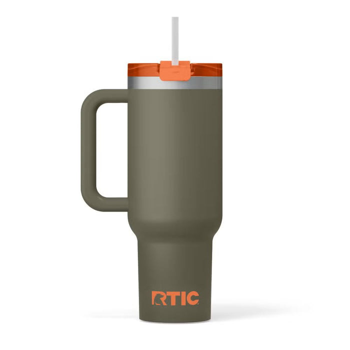 Termo RTIC Road Trip 40 oz con Interior Cerámico | Gran Capacidad | Sabor Puro | 24h Frío/6h Caliente